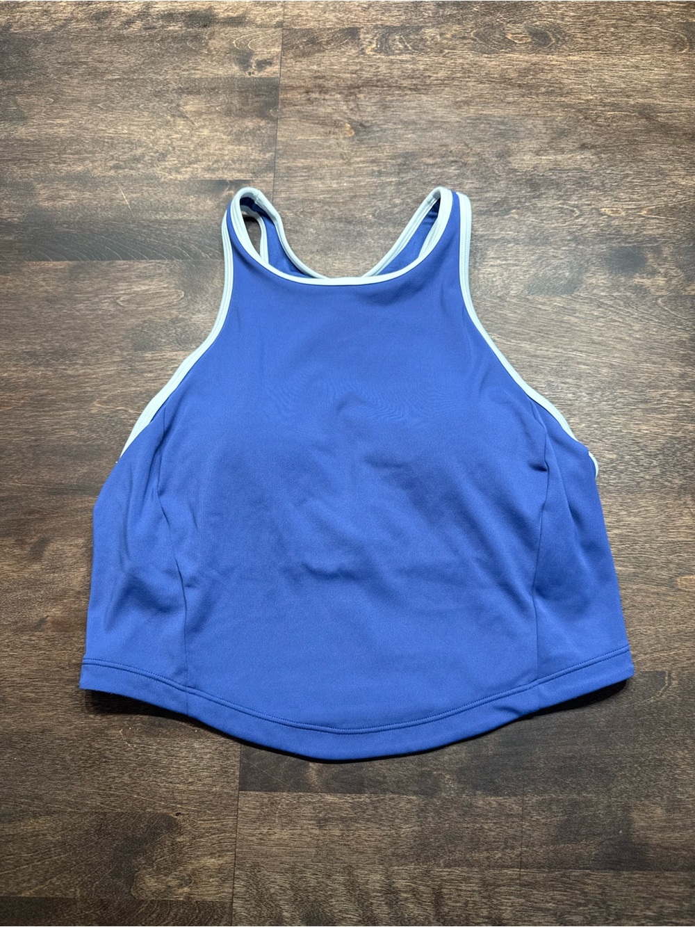 Athleta Seabreeze Crop Tankini Swim Top in Dusk Blue Size Small Paddleboard Surf